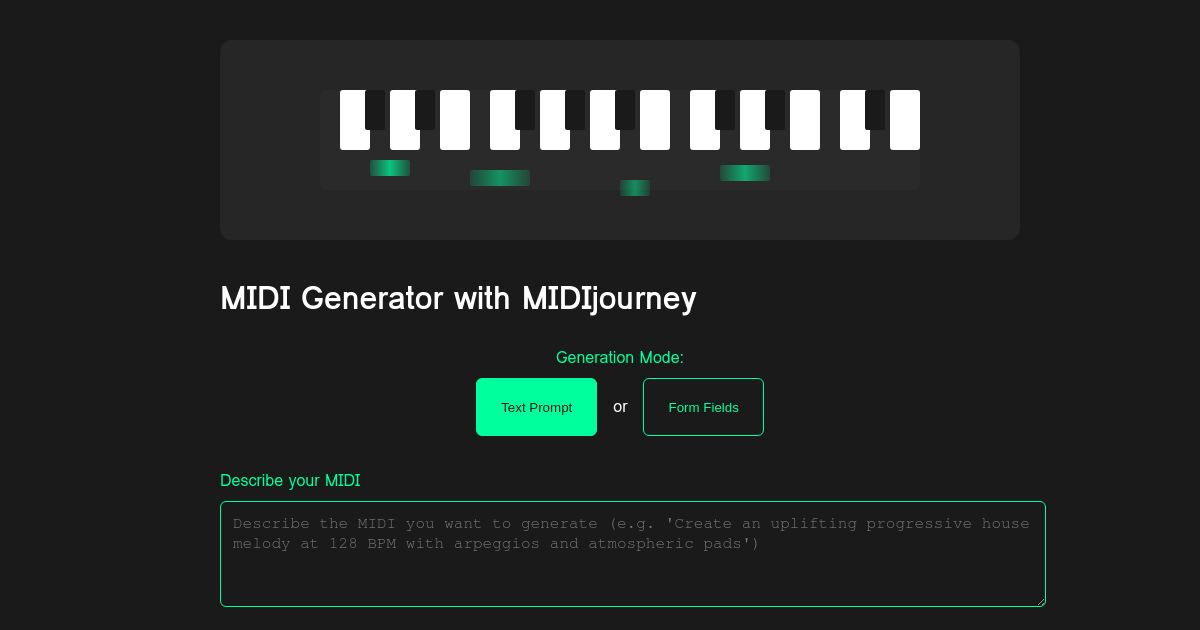 MIDI A.I Generator