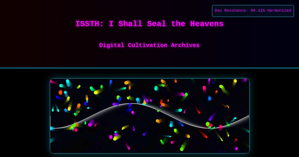 ISSTH: I Shall Seal the Heavens - Digital Cultivation Archives